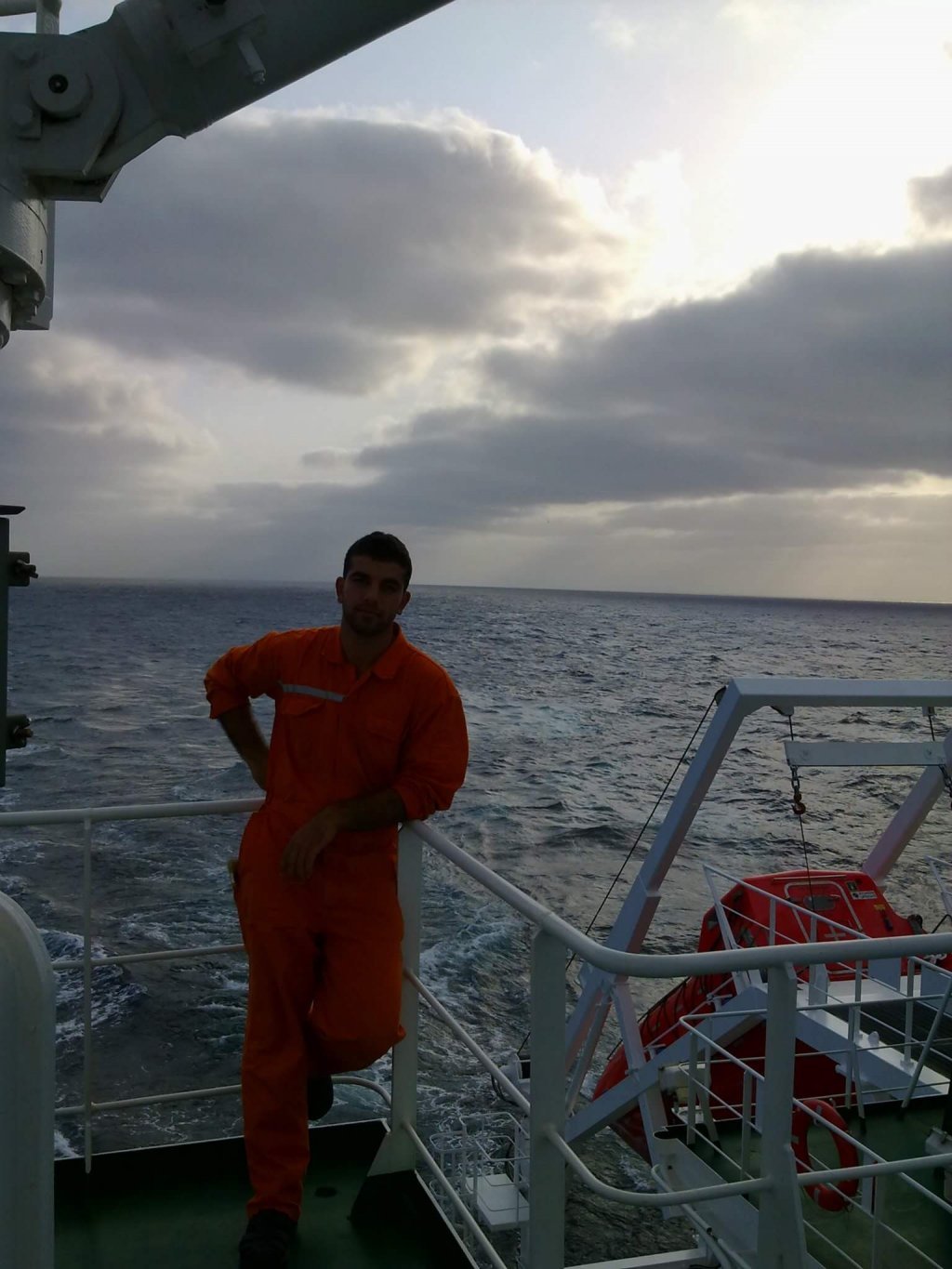 Abdullah Sabra en 2011 "quelque part" dans le Pacifique
 | Photo : Avec l’aimable autorisation d’Abdullah Sabra