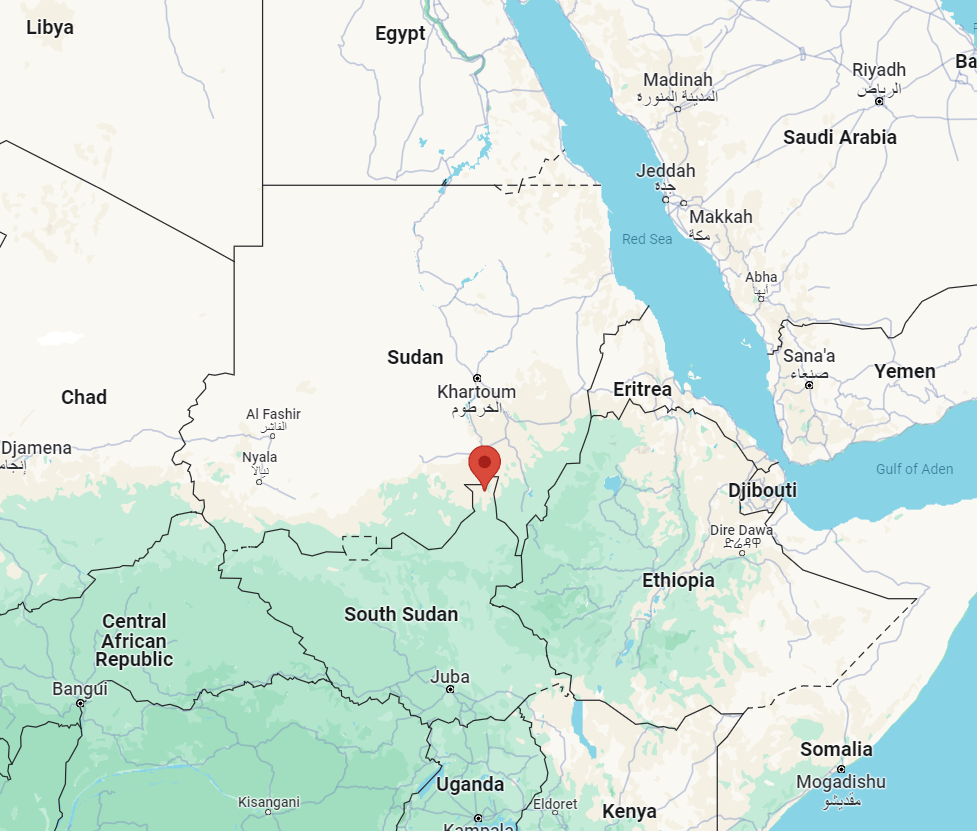 Sudan and surrounding countries | Source: Google Maps