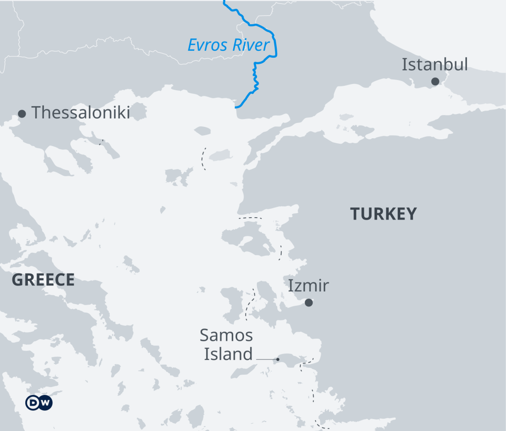 Ο ποταμός Έβρος στην Ελλάδα |  Πίστωση: DW