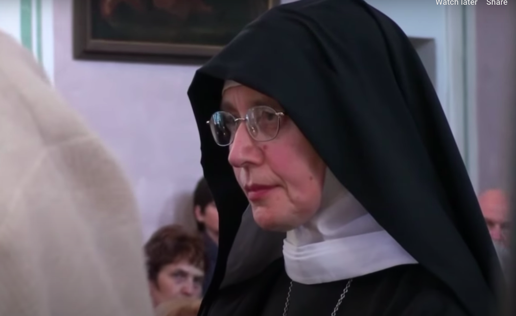 Mechthild Thürmer was consecrated in 2011 and became Abbess of the Maria Frieden Abbey in Kirchschletten, Bavaria | Photo: Screenshot from YouTube video by the Bamberg Archdiocese