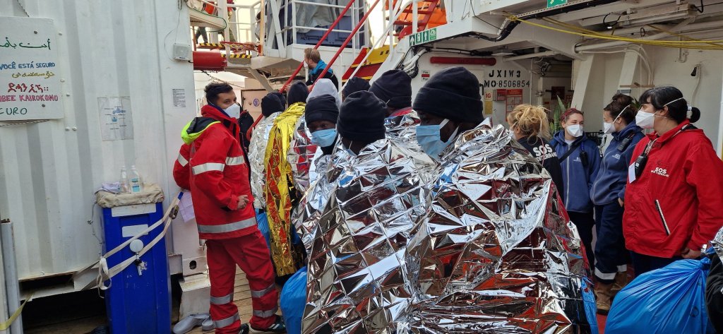A new chapter begins for the migrants leaving the Ocean Viking - as the NGO rescue vessel prepares to embark on its next mission | Photo: Frey Lindsay