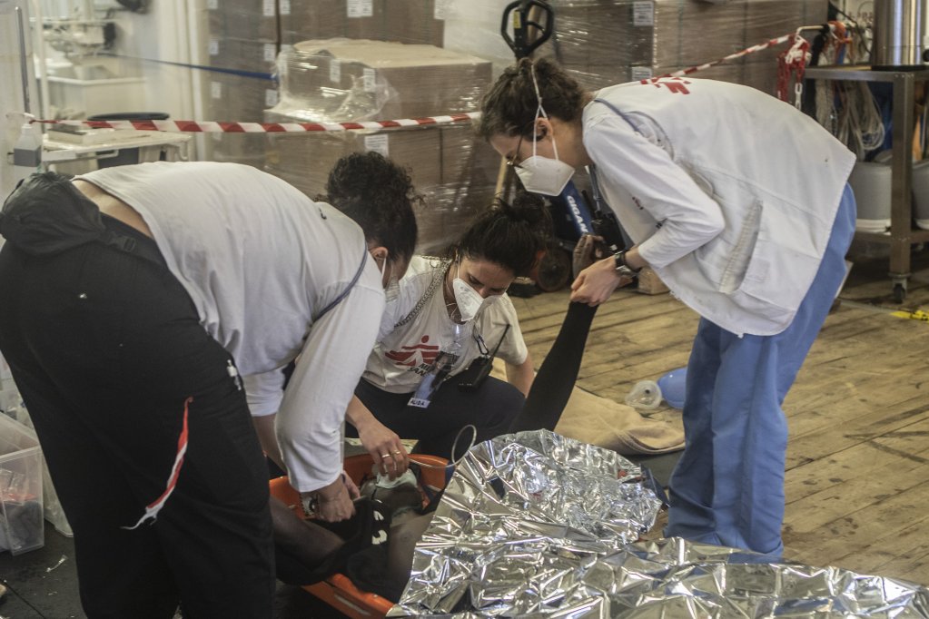 Many of the rescuees experienced violence and torture in Libya, according to Doctors Without Borders, with operates the Geo Barents | Photo: Anna Pantelia/MSF