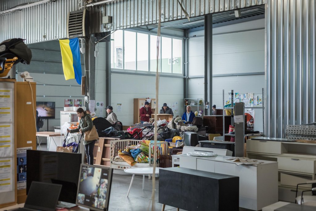 A warehouse of Latvian NGO Tavi Draugi in Riga | Photo: Martin Thaulow