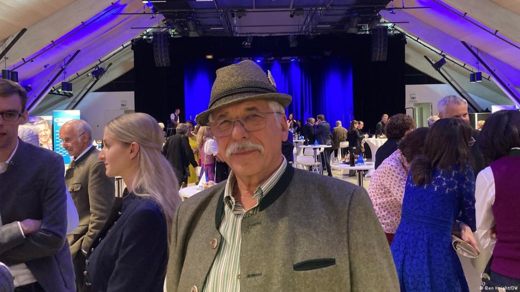 Lifelong CSU voter Josef Götz likes what Markus Söder is doing for Bavaria. | Photo: Ben Knight, DW