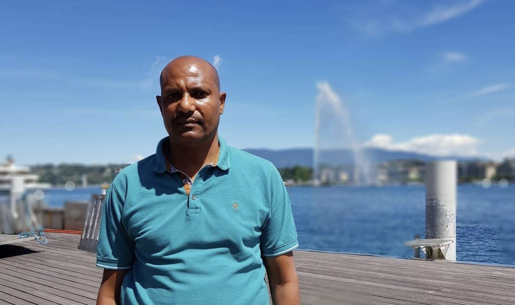 Tesfay vit aujourd'hui à Genève, en Suisse, où il a obtenu le statut de réfugié. Crédit : DR