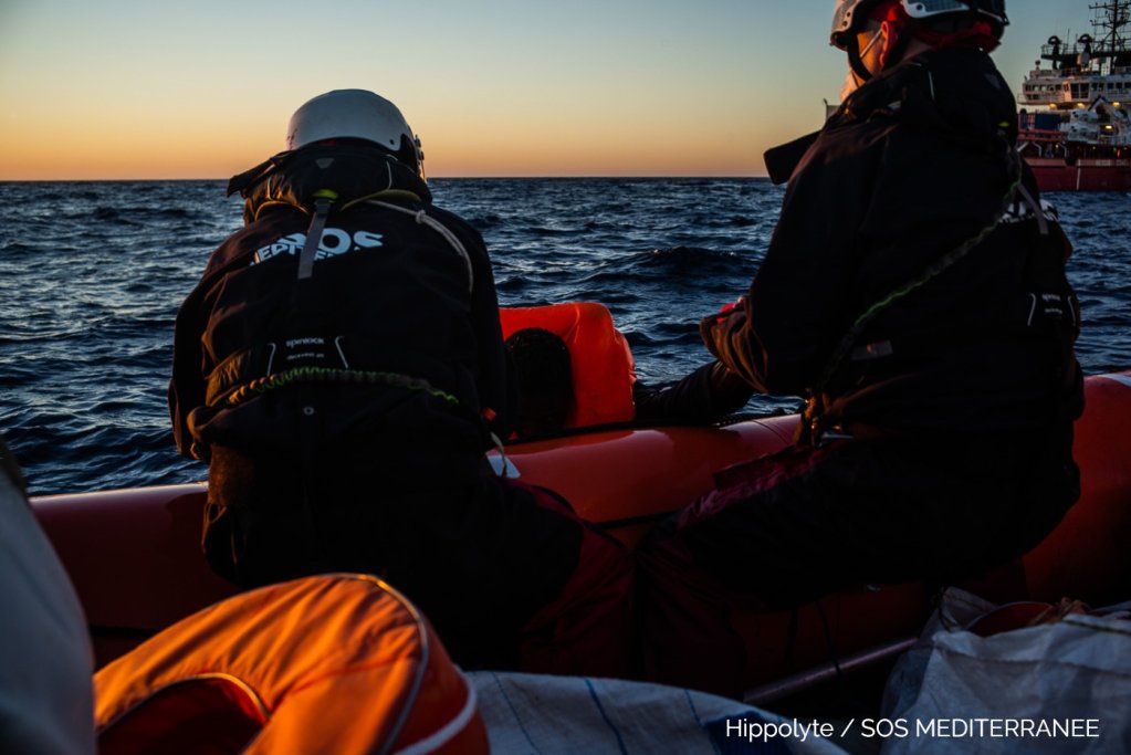 SOS Mediterranee say that many of those they rescue have tried 'as many as five times' to make it to Europe and escape life in Libya  | Source: Hippolyte / SOS MEDITERRANEE Twitter @SOSMedIntl