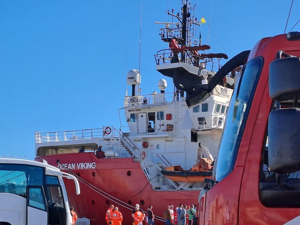 File photo: A view of the Ocean Viking | Photo: Daniele Carotti / ANSA