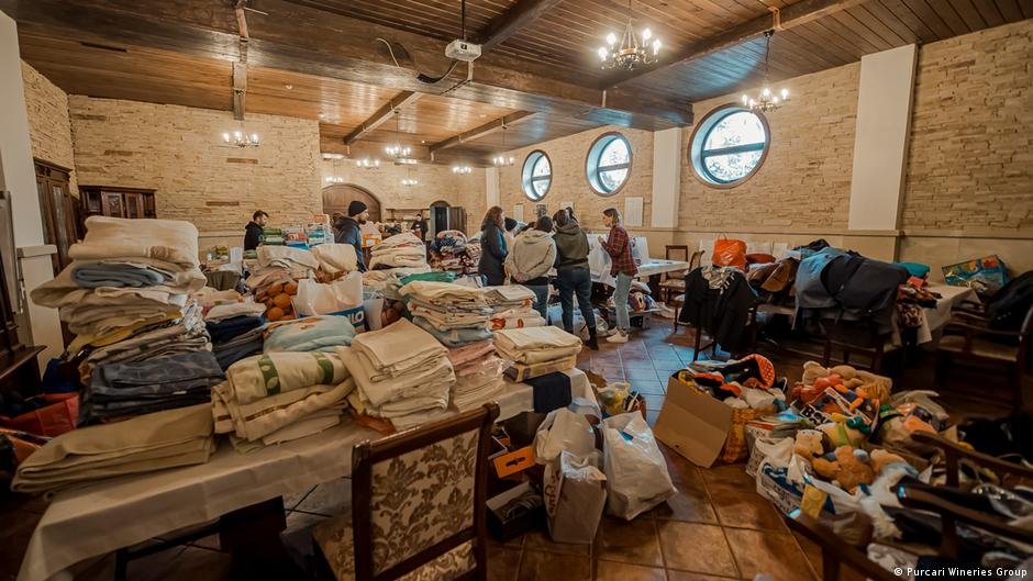 The French manor has been transformed into an accomodation for Ukrainian refugees | Photo: Purcari Wineries Group