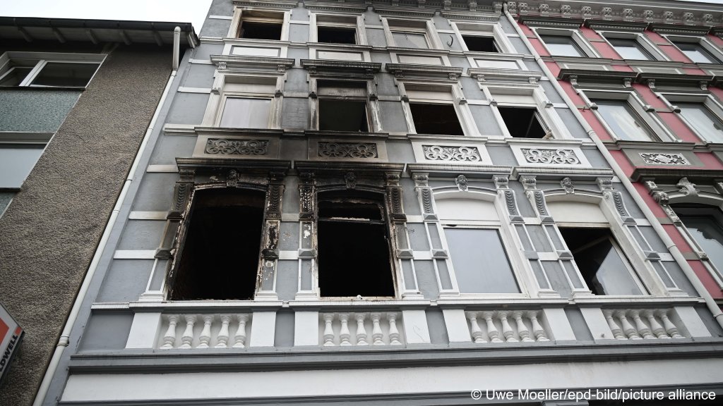 The bulding after the March 25 (2024) arson attack in Solingen | Photo: Picture-alliance