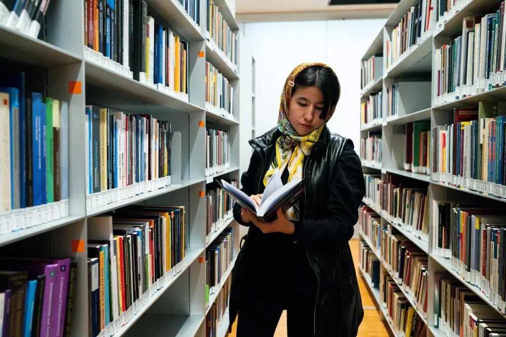 Young Afghan feminist Fatima Haidari, whose virtual tours of her homeland raise money for women's education there © Piero CRUCIATTI / AFP