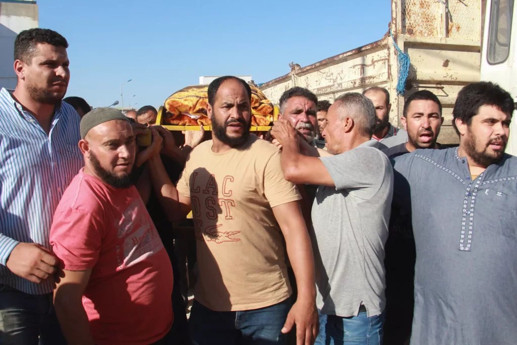 The Tunisian interior ministry said the police and security presence in Sfax was bolstered after Monday's killing © Houssem Zouari / AFP