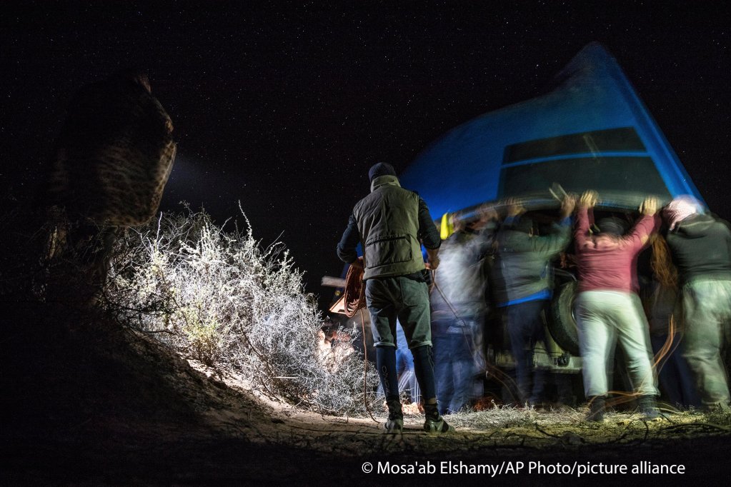 Most activities relating to migrant smuggling take place at night | Photo: AP Photo/Mosa'ab Elshamy