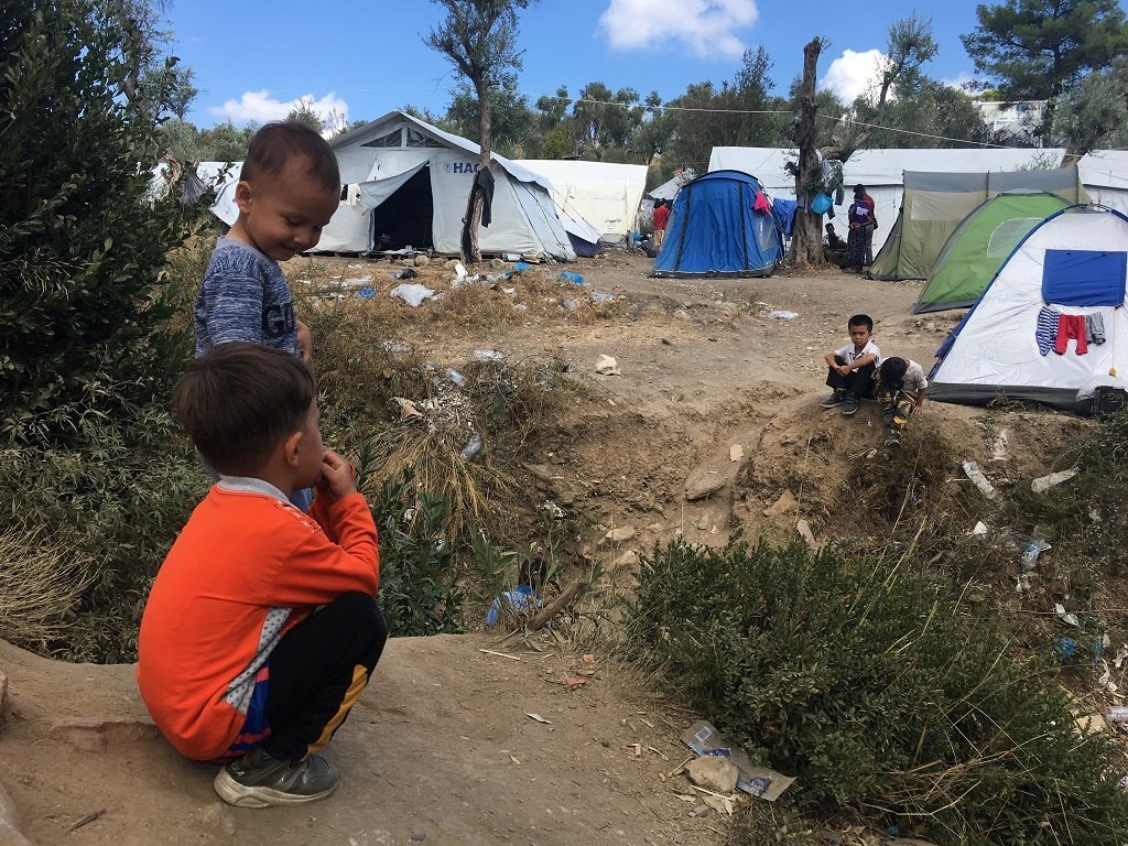 Children in the Greek island migrant camps are suffering from mental health problems from as young as one year old | Photo: InfoMigrants 