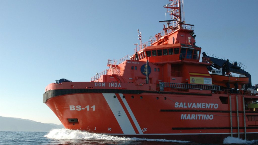 A salvage vessel of Spain's maritime rescue service | Photo: Sasemar/Twitter