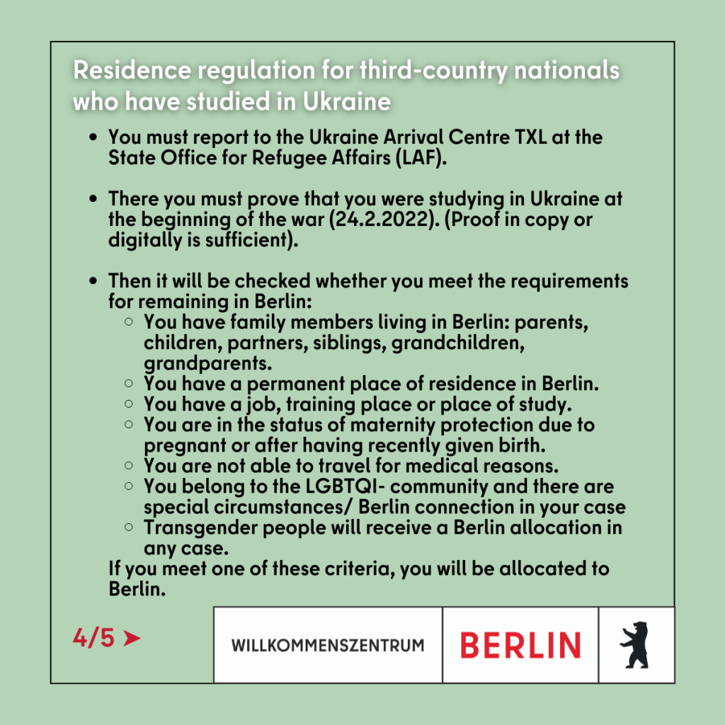 Residence regulation for third-country nationals who studied in Ukraine 4/5 | Photo: Berlin Senate