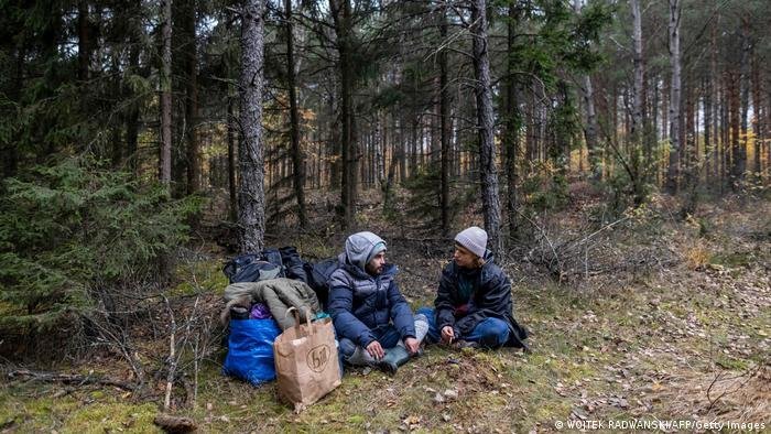 Ten migrants have now died on or near the Polish-Belarus border. The forest, say activists, is cold and unsafe | Photo: picture alliance