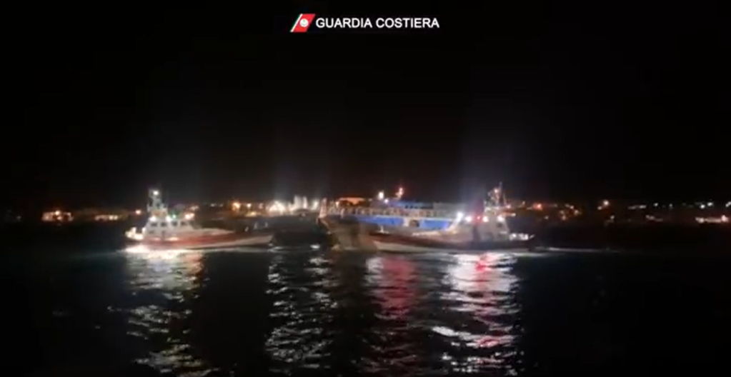 The Italian coast guard brings in the majority of migrants to Lampedusa and Sicily after rescuing them in Italy's Search and Rescue zone SAR | Source: Italian coast guard Guardia Costiera press release