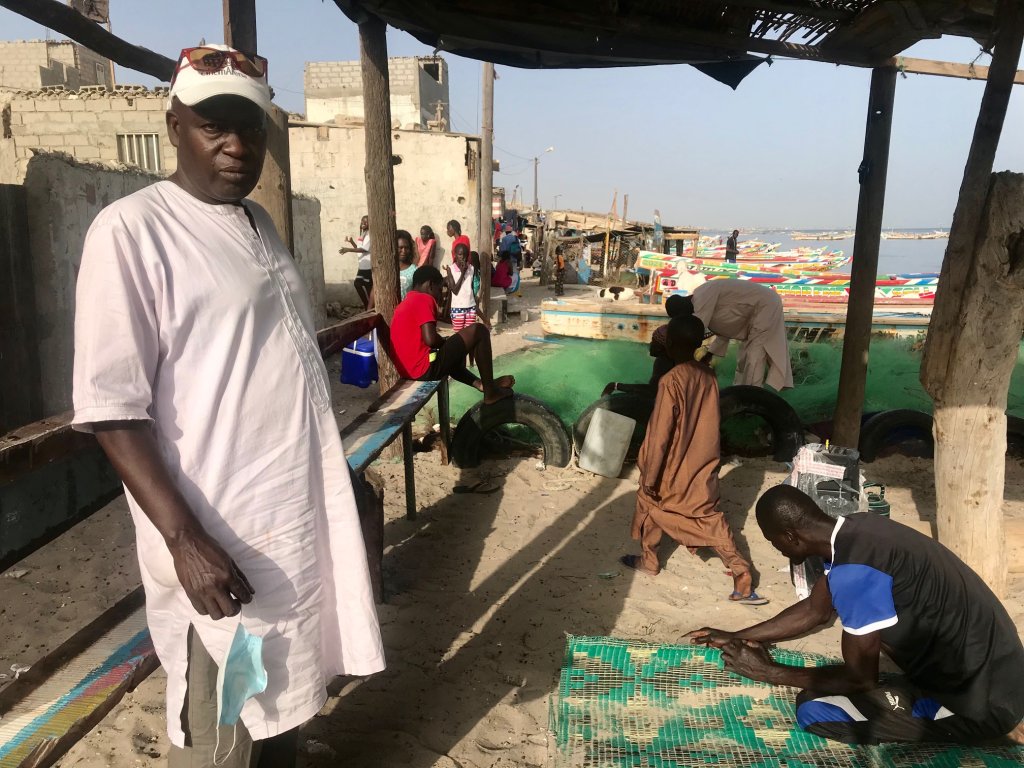 Moustapha Diouf emigrated to the Canary Islands but was repatriated. He now spends his time trying to create opportunities to keep young people in Senegal | Photo: Emmanuelle Landais / InfoMigrants