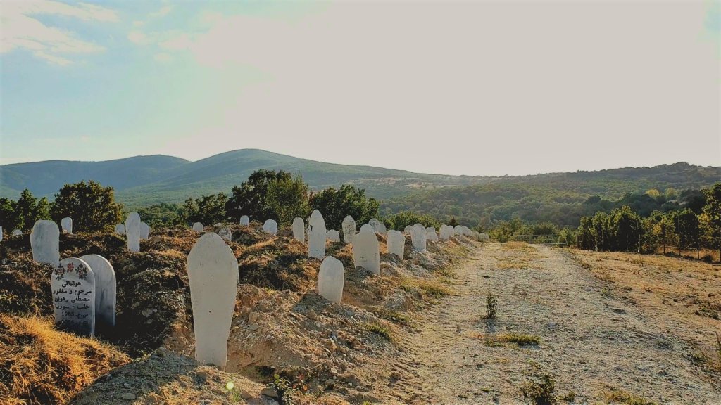 مقبرة قرية سيديرو شمال اليونان. الصورة: دانا البوز/مهاجرنيوز