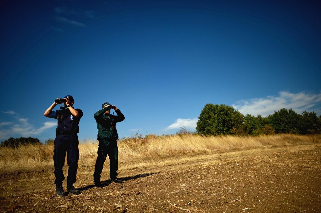 Frontex will monitor Albania's borders (pictured: two officers from the Netherlands and Bulgaria) | Photo: EPA/VASSIL DONEV