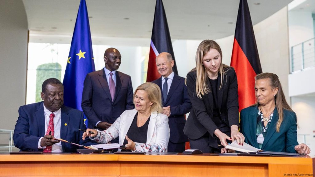 Kenyan and Germany officials signed a migration deal in 2024 - the first of its kind between Germany and an African nation | Photo: Maja Hitij/Getty Images