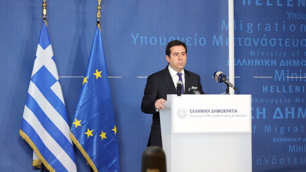 Greek Migration Minister Notis Mitarakis | Photo: Greek migration ministry