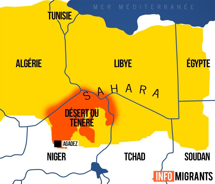 Le désert du Ténéré, au Niger. 