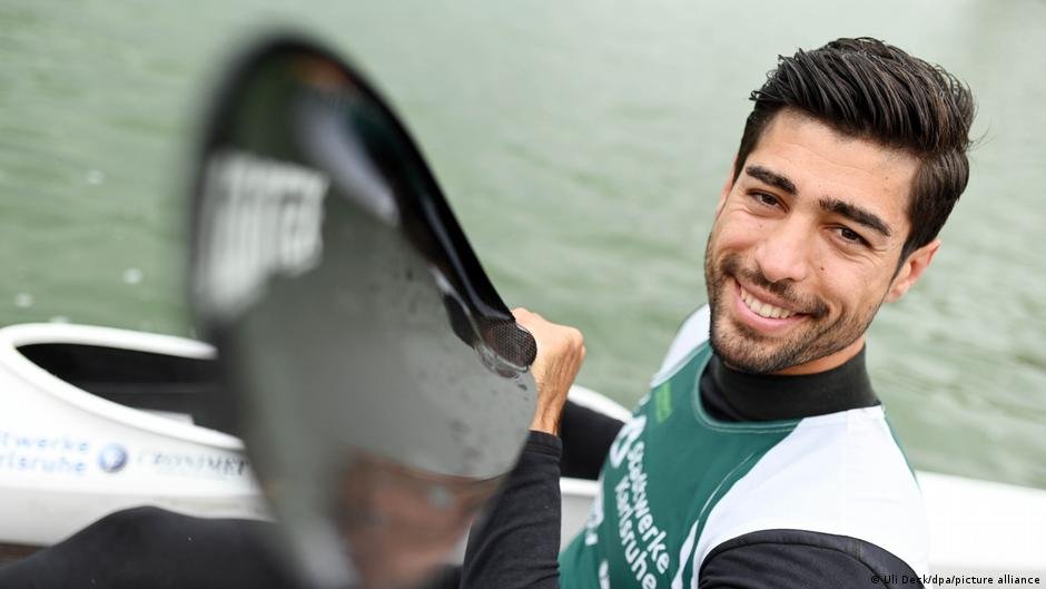 Saeid Fazloula was a celebrated canoeist in Iran before making the move to Germany | Photo: Uli Deck/dpa/picture-alliance