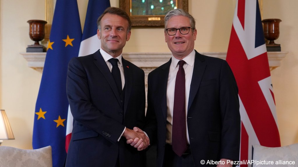 Britain's Prime Minister Keir Starmer and French President Emmanuel Macron in London on July 9, 2025| Photo: Alberto Pezzali/AP/picture alliance