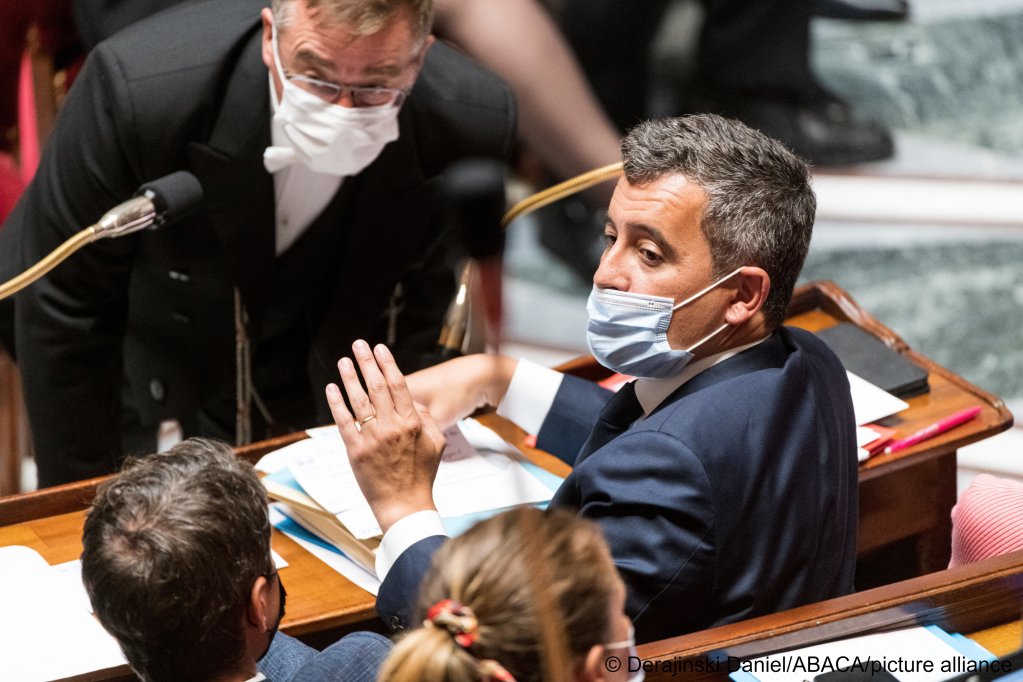 Gerald Darmanin, French Minister of Interior, talks to the MPs during the session of questions to the government by the member of parliament at the French National Assembly, September 7, 2021| Photo: Picture-alliance