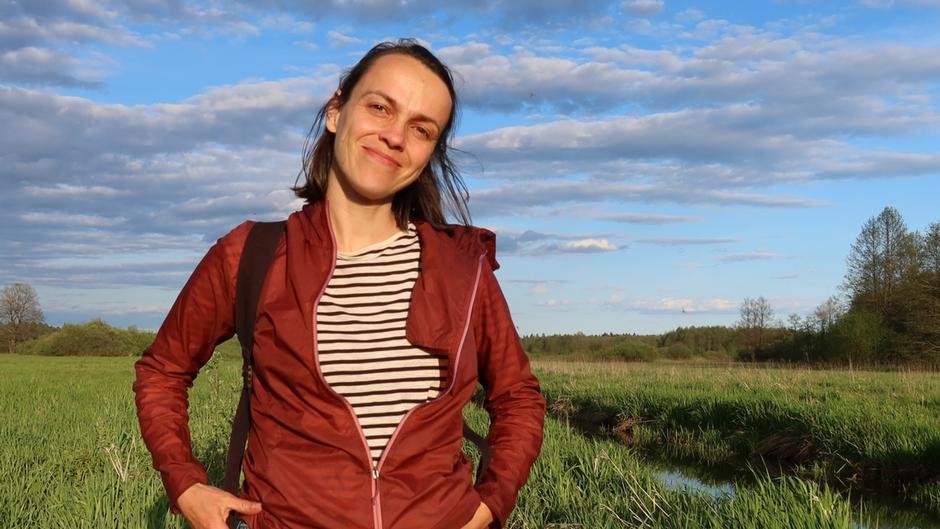 Polish human rights activist Katarzyna Wappa near the Polish-Belarusian border | Photo: private