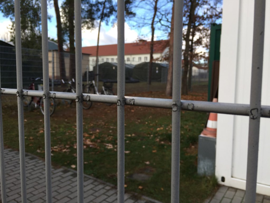 Media was not allowed inside the Eisenhüttenstadt reception center, but InfoMigrants was told that it is not at full capacity. They expect more asylum seekers may be brought here soon | Photo: Marion MacGregor