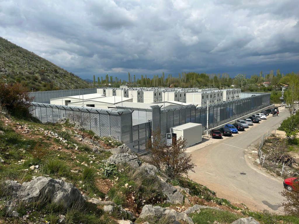 Gjader repatriation center in Albania | Photo: Domenico Palesse / ANSA