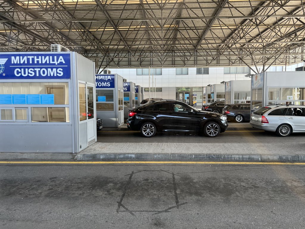 The Kapitan Andreevo border checkpoint at the Turkish-Bulgarian border. June 21, 2023. | Photo: Sou-Jie van Brunnersum/InfoMigrants