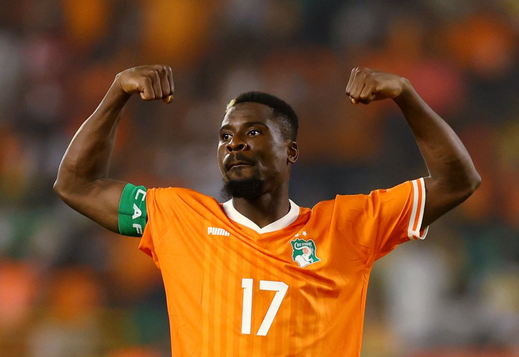 L'Ivoirien Serge Aurier à la CAN. Crédit : Reuters