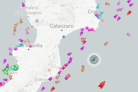 Position of the Geo Barents mid-morning on July 12, 2022 | Source: Screenshot from Marine Traffic Locator website