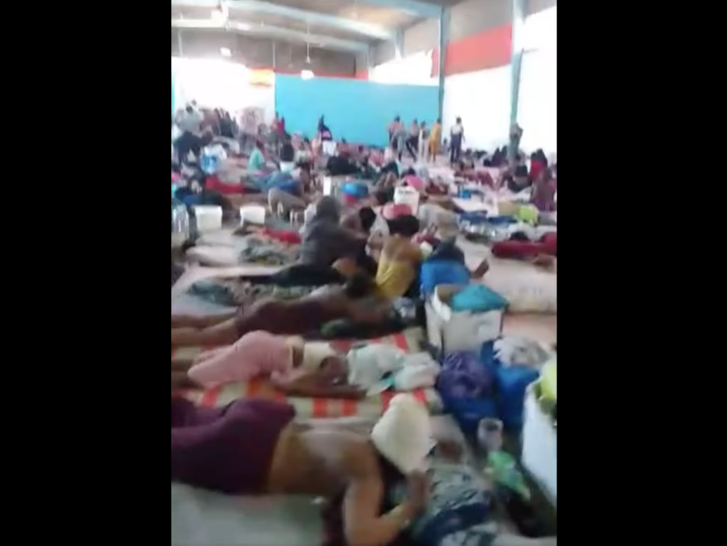 Screenshot from a video of the Abu Salim detention center in Tripoli, Libya, believed to have been taken around August 15, 2023 | Source: Facebook