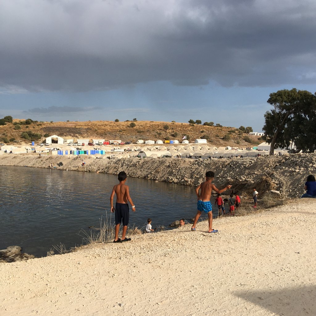 Le camp de Lesbos, le 7 octobre 2020 | Photo : Marion MacGregor / InfoMigrants
