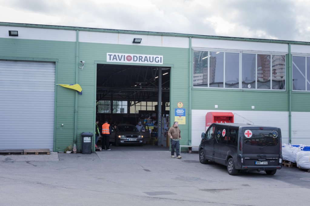 Warehouse of Latvian NGO Tavi Draugi in Riga, Latvia | Photo: Martin Thaulow