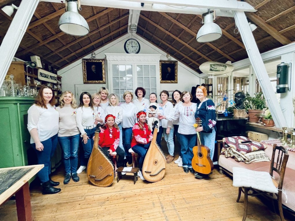 La chorale des femmes formée par les Ukrainiens d'Aix-la-Chapelle s'est déjà produite sur scène / Photo : Irina Vasilkevic