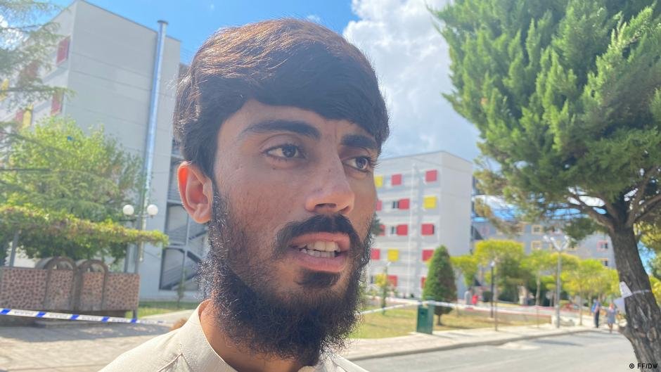22-year-old Khanbic Sadiq has just arrived in Albania's capital Tirana from Kabul | Photo: FF/DW