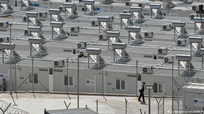 اردوگاه جدید پناهجویان در جزیره ساموس یونان (سپتمبر ۲۰۲۱)