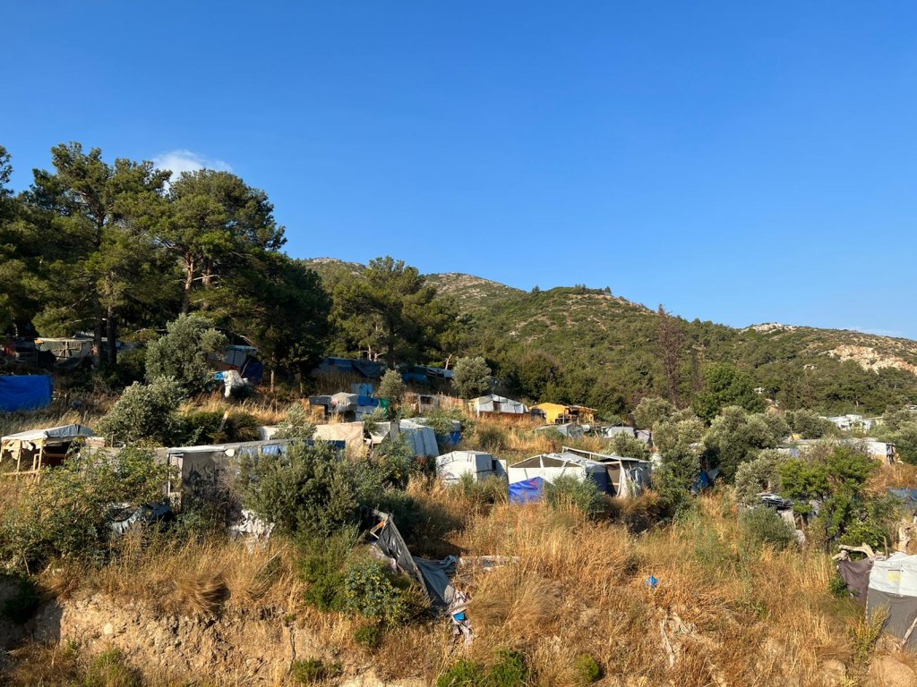 The Vathy camp, Samos Island, June 16, 2022 | Photo: Shabnam Alokozay/InfoMigrants