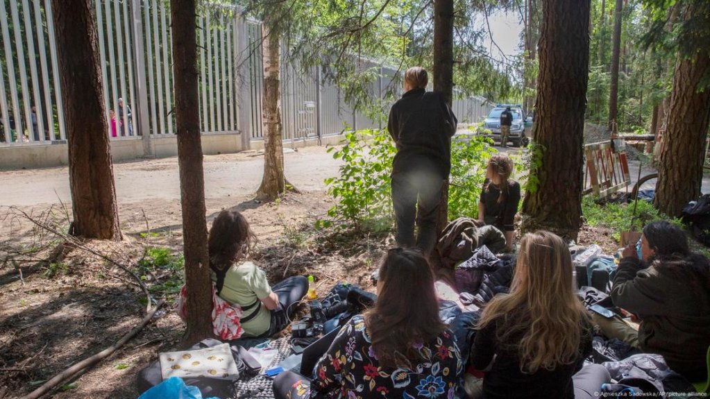 In May 2023, these volunteers tried to help refugees on the other side of the Belarus-Poland border | Photo: Agnieszka Sadowska/AP/picture alliance