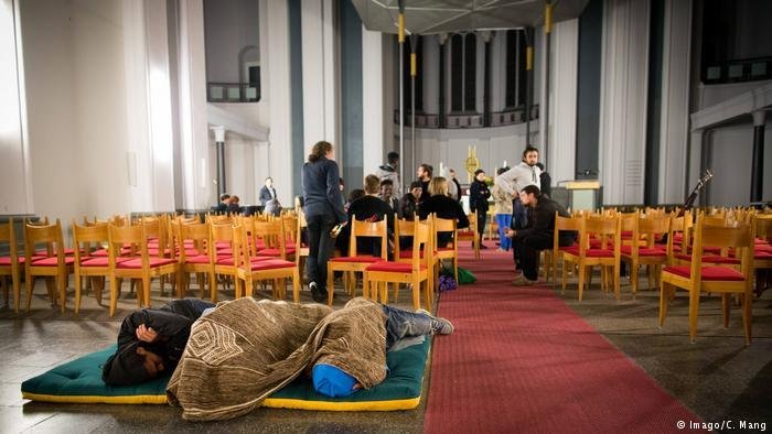 L’asile religieux est interdit mais dans de nombreux cas la pratique est tolérée par l’Etat | Photo : Imago/C.Mang