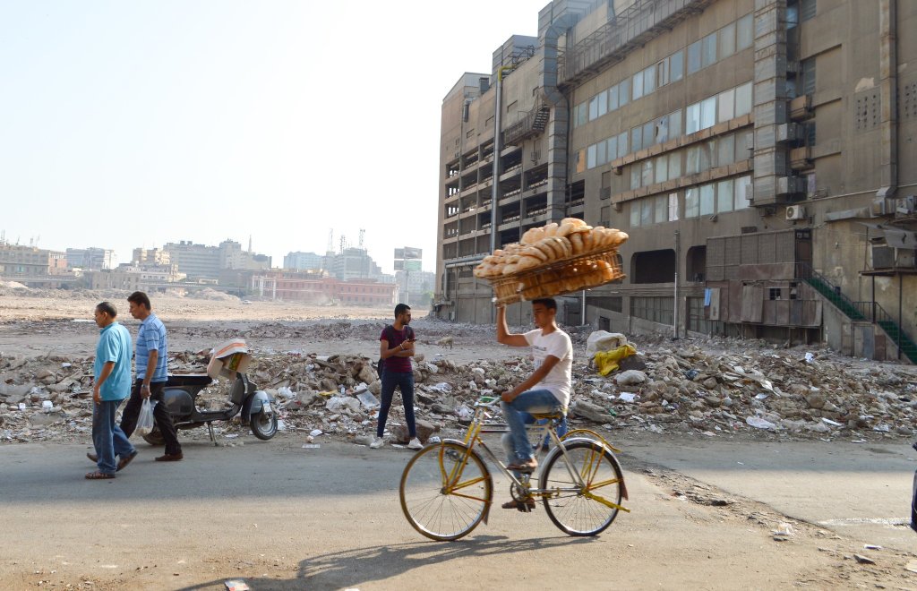 En Égypte, le pain subventionné est consommé par 70% de la population. Crédit : FlickrCC