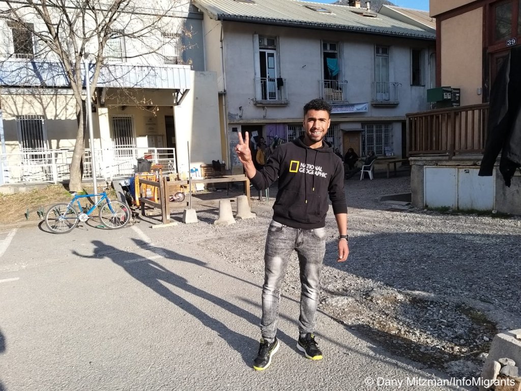 Ayoub is a young man from Morocco who managed to cross over 12 countries before arriving in France | Photo: Dany Mitzman / InfoMigrants