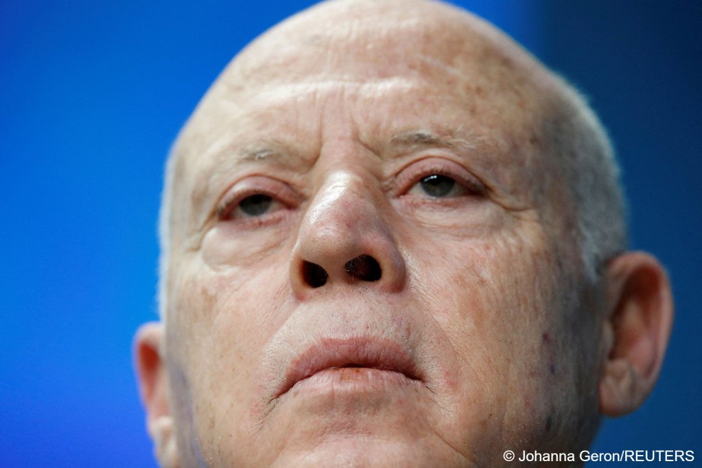 Tunisia's President Kais Saied in Brussels in February, 2022 | Photo: Johanna Geron/Pool/File Photo